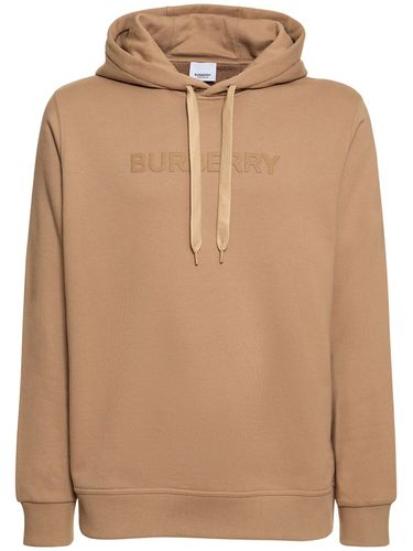 Ansdell Logo Cotton Jersey Hoodie - BURBERRY - Modalova