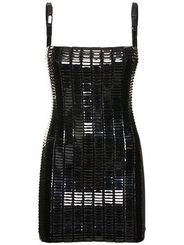 Rue Rectangular Sequined Mini Dress - THE ATTICO - Modalova