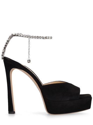 Mm Saeda Suede Platform Sandals - JIMMY CHOO - Modalova