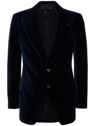 Atticus Compact Light Velvet Blazer - TOM FORD - Modalova