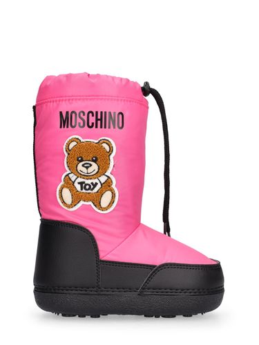 Botas De Nieve Con Logo - MOSCHINO - Modalova