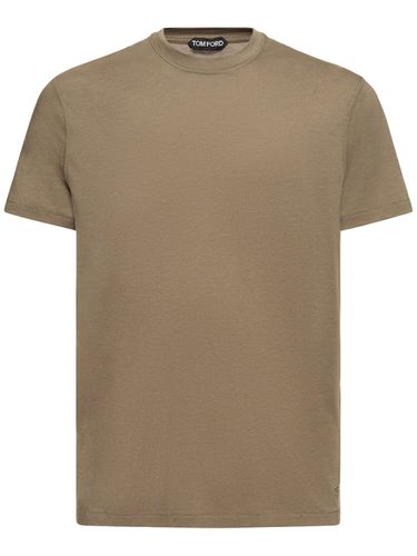 Camiseta De Algodón - TOM FORD - Modalova