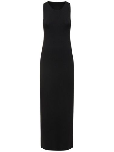 Open Back Viscose Knit Maxi Dress - MATTEAU - Modalova