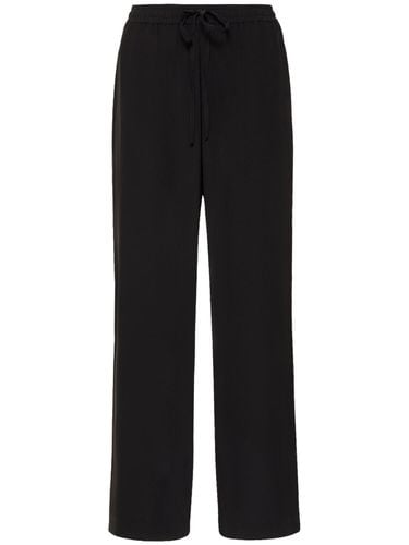 Silk Crepe Jogging Pants - MATTEAU - Modalova