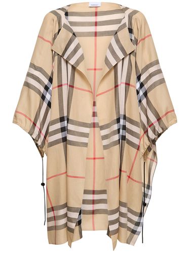 Cappa In Cotone Check - BURBERRY - Modalova