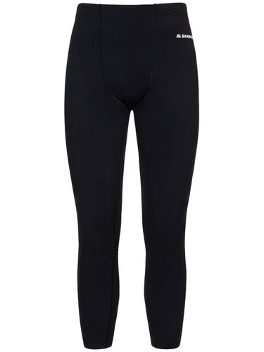 Logo Tech Jersey Leggings - JIL SANDER - Modalova