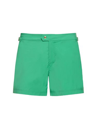 Compact Poplin Swim Shorts - TOM FORD - Modalova