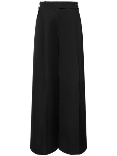 Wide Leg High Waist Tuxedo Pants - ALEXANDRE VAUTHIER - Modalova