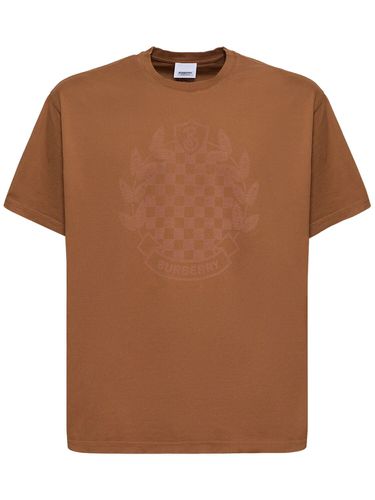 T-shirt Ewell Check - BURBERRY - Modalova