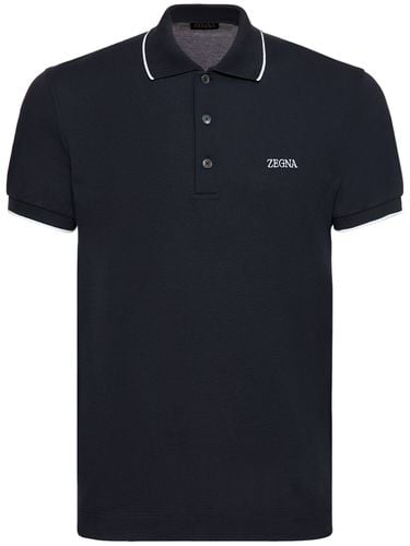 Camiseta Polo Manga Corta - ZEGNA - Modalova