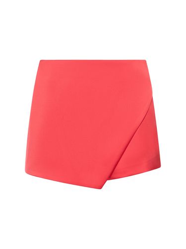 Asymmetric Satin Wrap Skort - GIUSEPPE DI MORABITO - Modalova