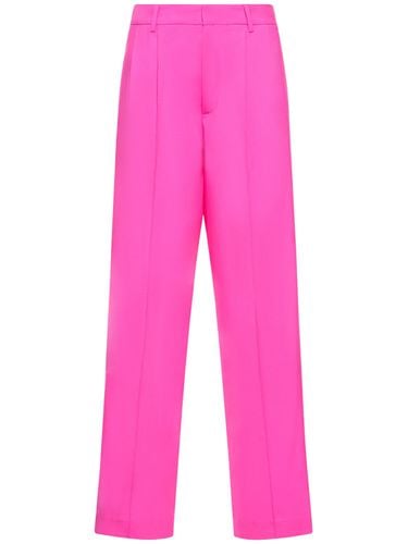 Twisted Light Wool Double Wide Pants - GIUSEPPE DI MORABITO - Modalova