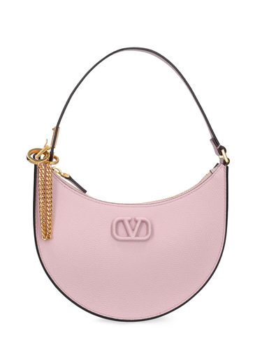 Bolso Hobo Mini V Logo Signature De Piel - VALENTINO GARAVANI - Modalova