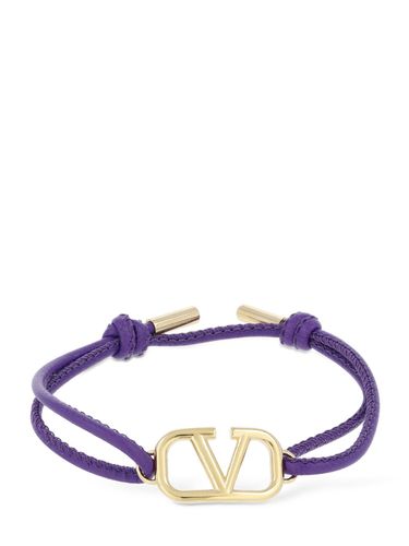 Bracciale Vlogo In Pelle - VALENTINO GARAVANI - Modalova