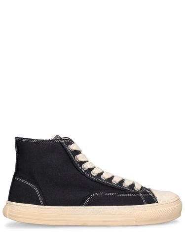 Past Sole Canvas High Top Sneakers - MIHARA YASUHIRO - Modalova