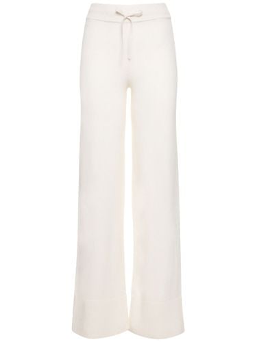 Pantalones Anchos De Punto De Cashmere - VALENTINO - Modalova