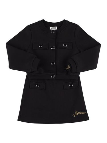 Chaqueta Y Falda De Algodón - MOSCHINO - Modalova