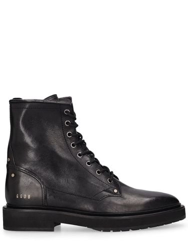 Botas Combat De Piel 20mm - GOLDEN GOOSE - Modalova