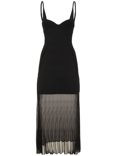 Stefana Pleated Tech Midi Dress - SIMKHAI - Modalova