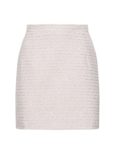 Sequined Tweed Mini Skirt - ALESSANDRA RICH - Modalova