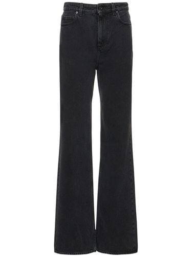 Bergen Cotton Denim Straight Jeans - BURBERRY - Modalova