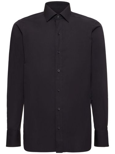 Camicia Slim Fit In Popeline - TOM FORD - Modalova