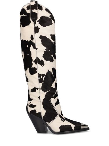 Ponyskin Cowboy Boots - DAVID KOMA - Modalova