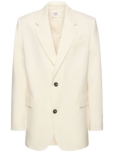 Blazer Oversize De Lana - AMI PARIS - Modalova