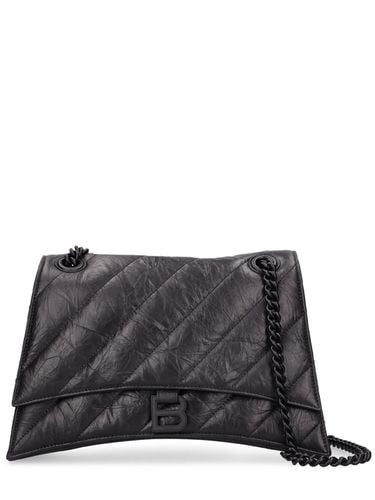 Medium Crush Quilted Leather Chain Bag - BALENCIAGA - Modalova