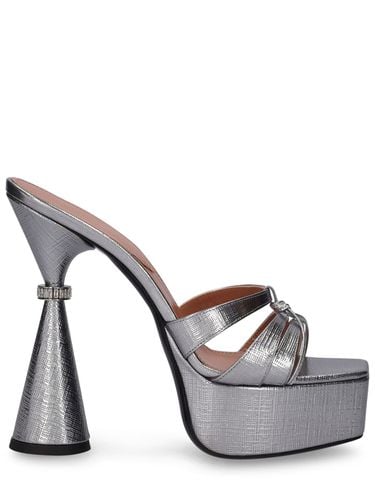 Mules Sienna In Pelle Metallizzata 130mm - D'ACCORI - Modalova