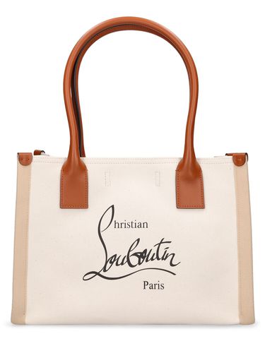 Bolso Tote Pequeño Nastroloubi De Lona - CHRISTIAN LOUBOUTIN - Modalova