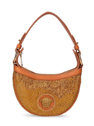 Bolso Mini Hobo De Viscosa Y Seda - VERSACE - Modalova