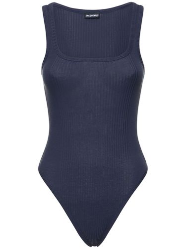 Le Body Caraco Cotton Knit Bodysuit - JACQUEMUS - Modalova