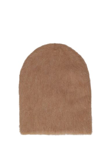 Solid Brushed Alpaca Blend Hat - BY FAR - Modalova