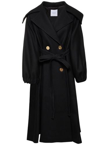 Zweireihiger Trenchcoat Aus Wollgabardine - PATOU - Modalova