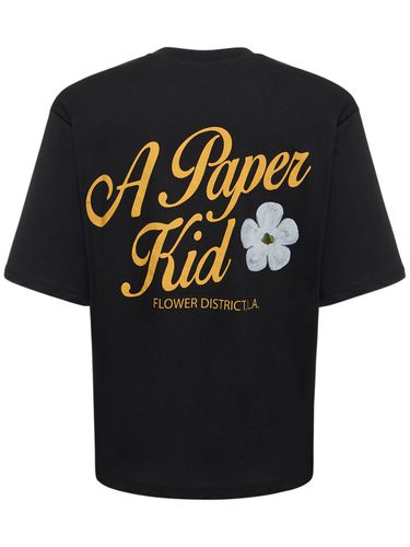 Camiseta De Algodón - A PAPER KID - Modalova