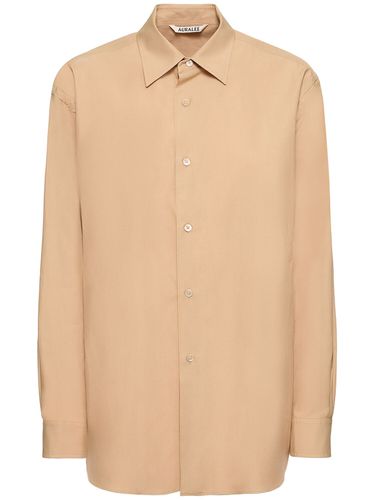 Washed Finx Twill Cotton Shirt - AURALEE - Modalova