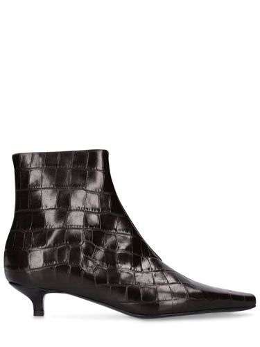 Mm Hohe Lederstiefel „the Slim“ - TOTEME - Modalova