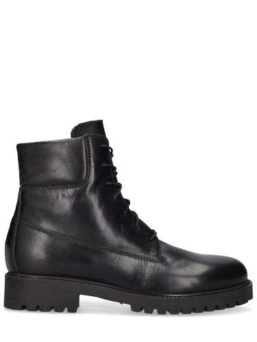 Mm The Husky Leather Combat Boots - TOTEME - Modalova