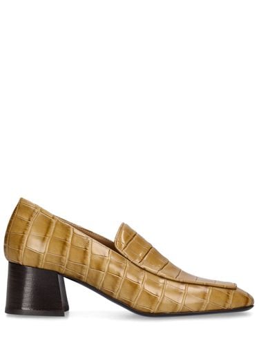 Mm The Block Heel Leather Pumps - TOTEME - Modalova