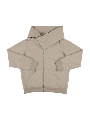 Sudadera Asimétrica De Algodón Con Capucha - RICK OWENS - Modalova