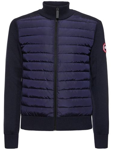 Hybridge Wool Knit Down Jacket - CANADA GOOSE - Modalova