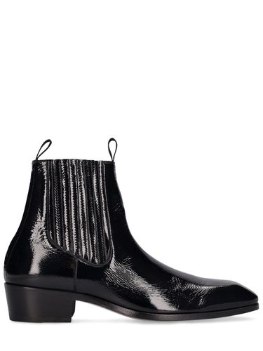 Mm Hohe Stiefeletten Aus Leder Mit Knittereffekt - TOM FORD - Modalova