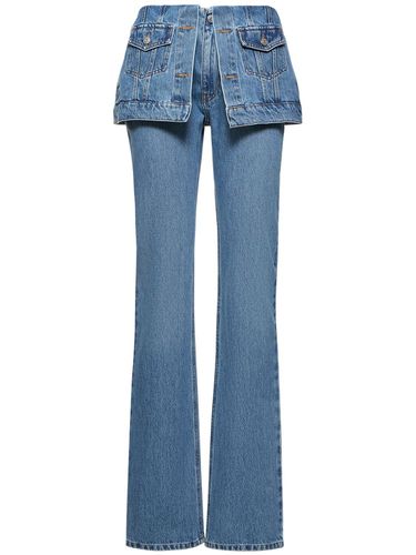 Straight Denim Jeans W/ Front Flaps - COPERNI - Modalova