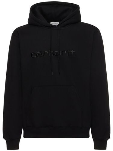 Logo Embroidered Cotton Blend Hoodie - CARHARTT WIP - Modalova