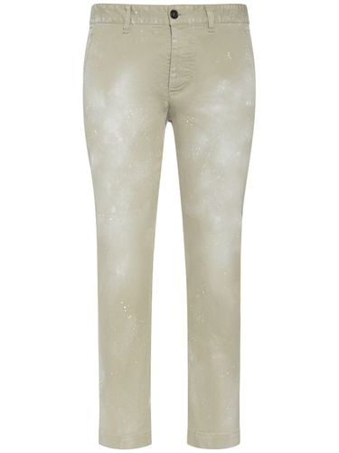 Hose Aus Stretch-baumwolldrillich - DSQUARED2 - Modalova