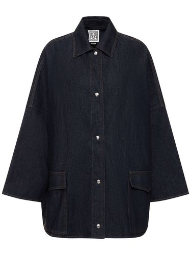 Denim Cotton Jacket - TOTEME - Modalova