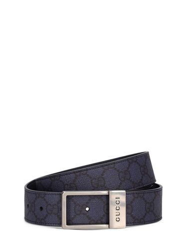 Cinturón De Piel 3,5cm - GUCCI - Modalova