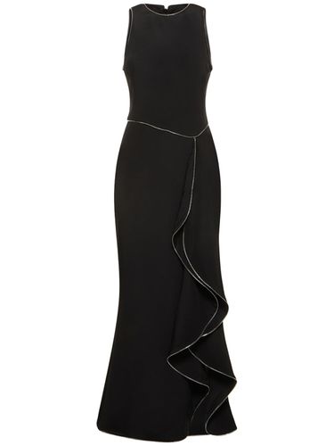 Vestito In Crepe Di Seta / Zip - BRANDON MAXWELL - Modalova