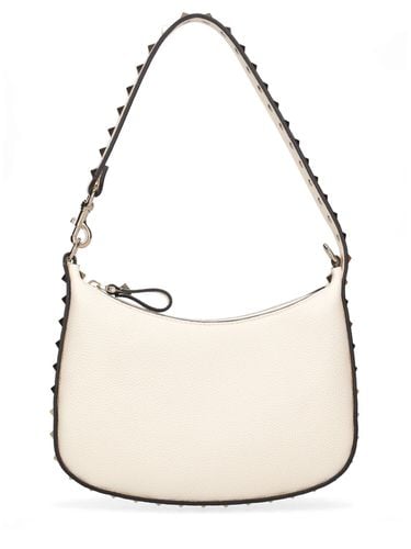 Bolso Hobo Mini Rockstud De Piel - VALENTINO GARAVANI - Modalova